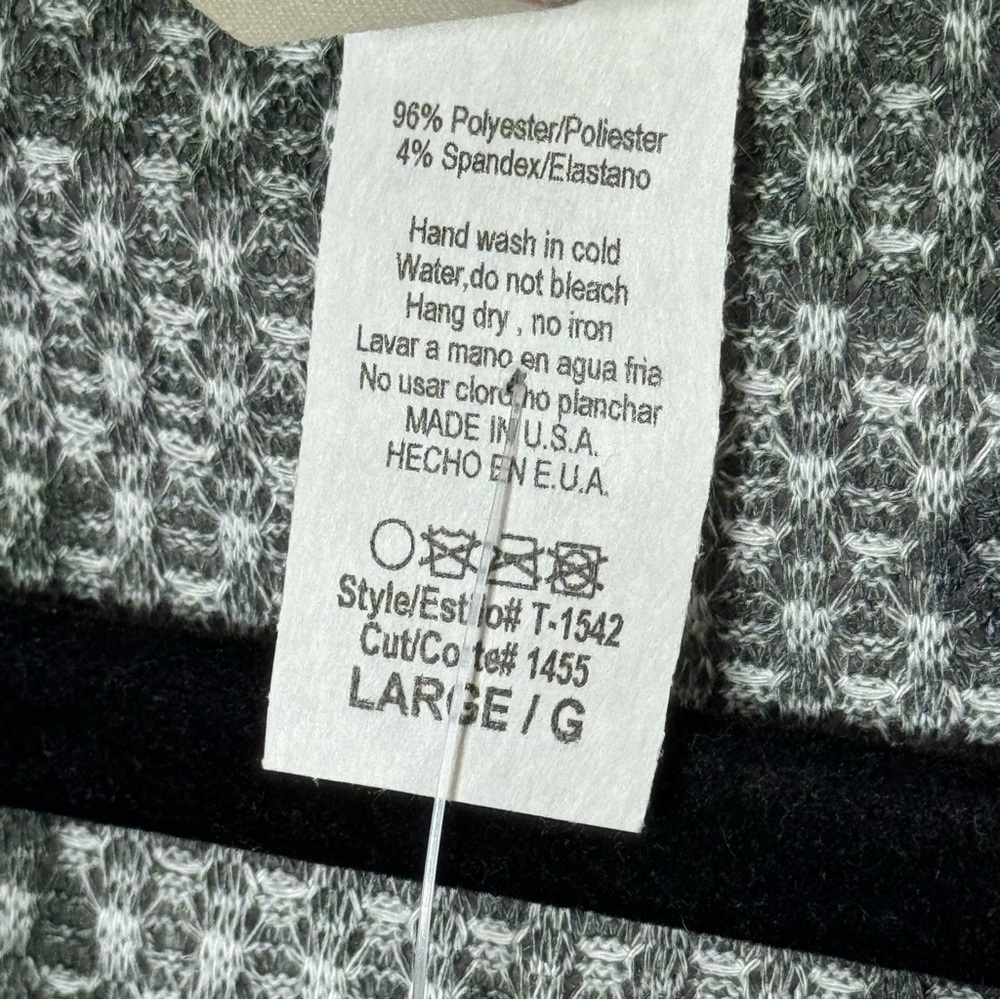 7th Ray | Camo Waffle Knit Button-Up Top | Women’s Size Large | NWT - Picture 2 of 5